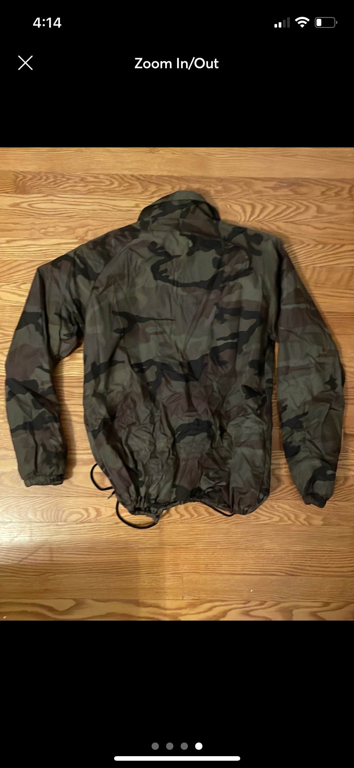 Chocolate Skateboard Woodland Jacket Size Medium
