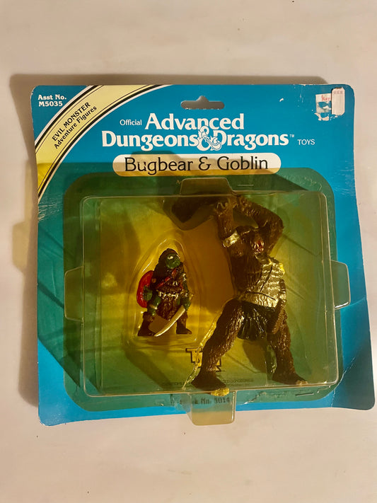 AD&D Bugbear and Goblin evil monster adventure figures