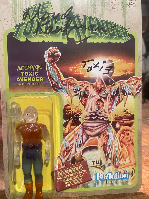 Acid Rain Toxic Avenger Signed LLyod Kaufman
