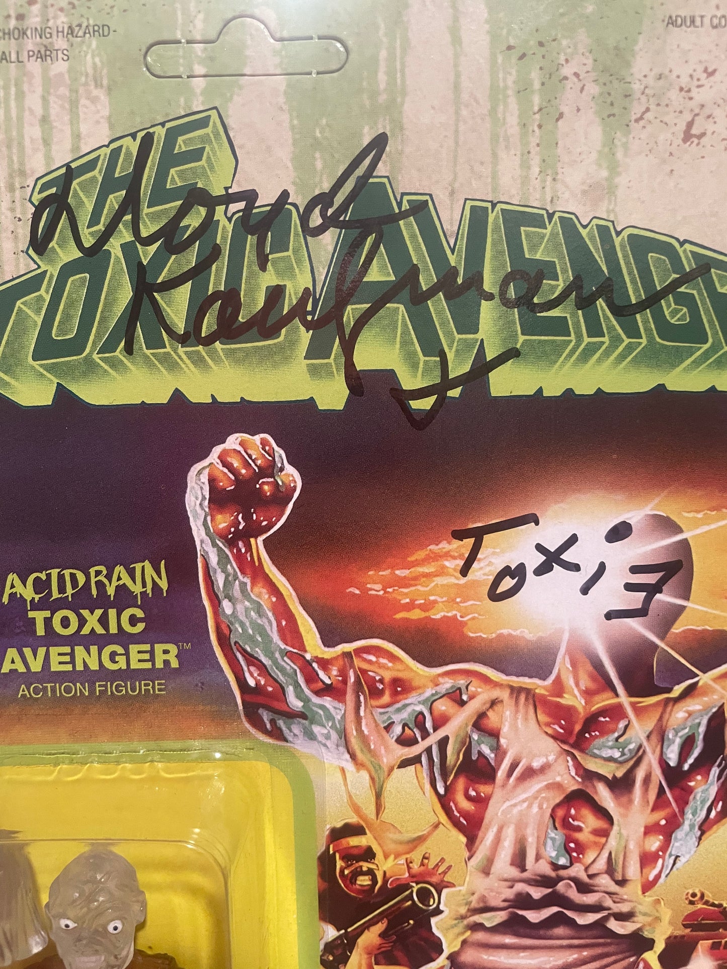 Acid Rain Toxic Avenger Signed LLyod Kaufman