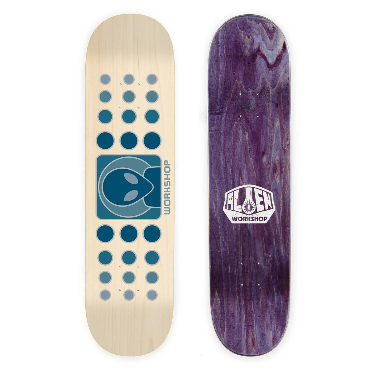 Alien Workshop Dot Fade White Wash 8.25 Prebook Spring 2024