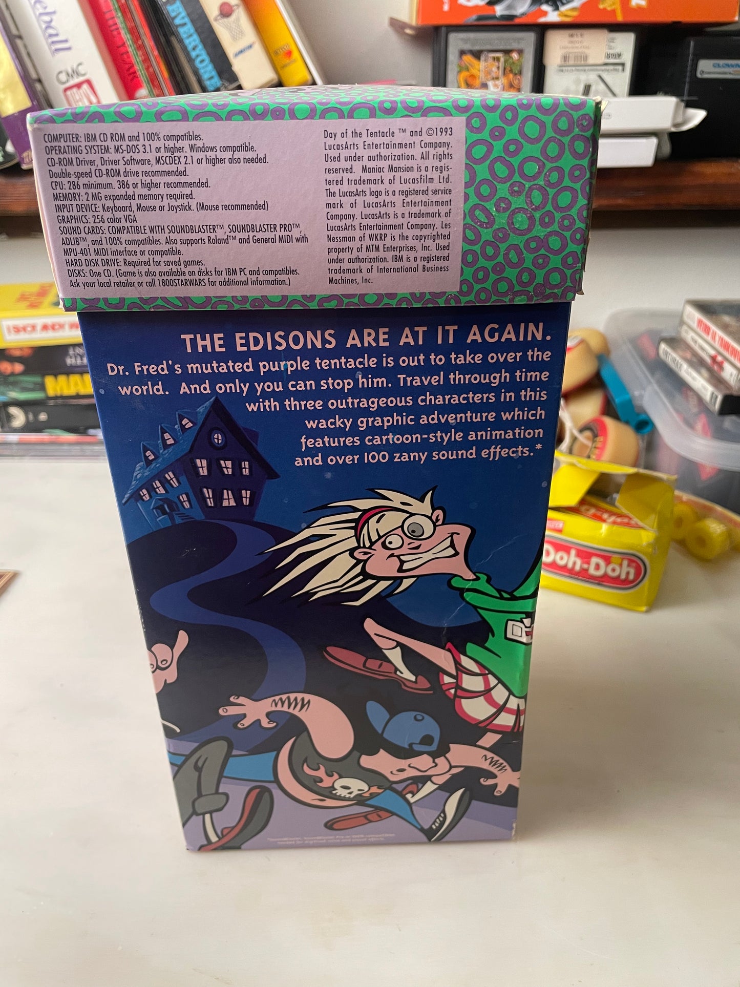 Day of the Tentacle Triangle Box CD Rom PC