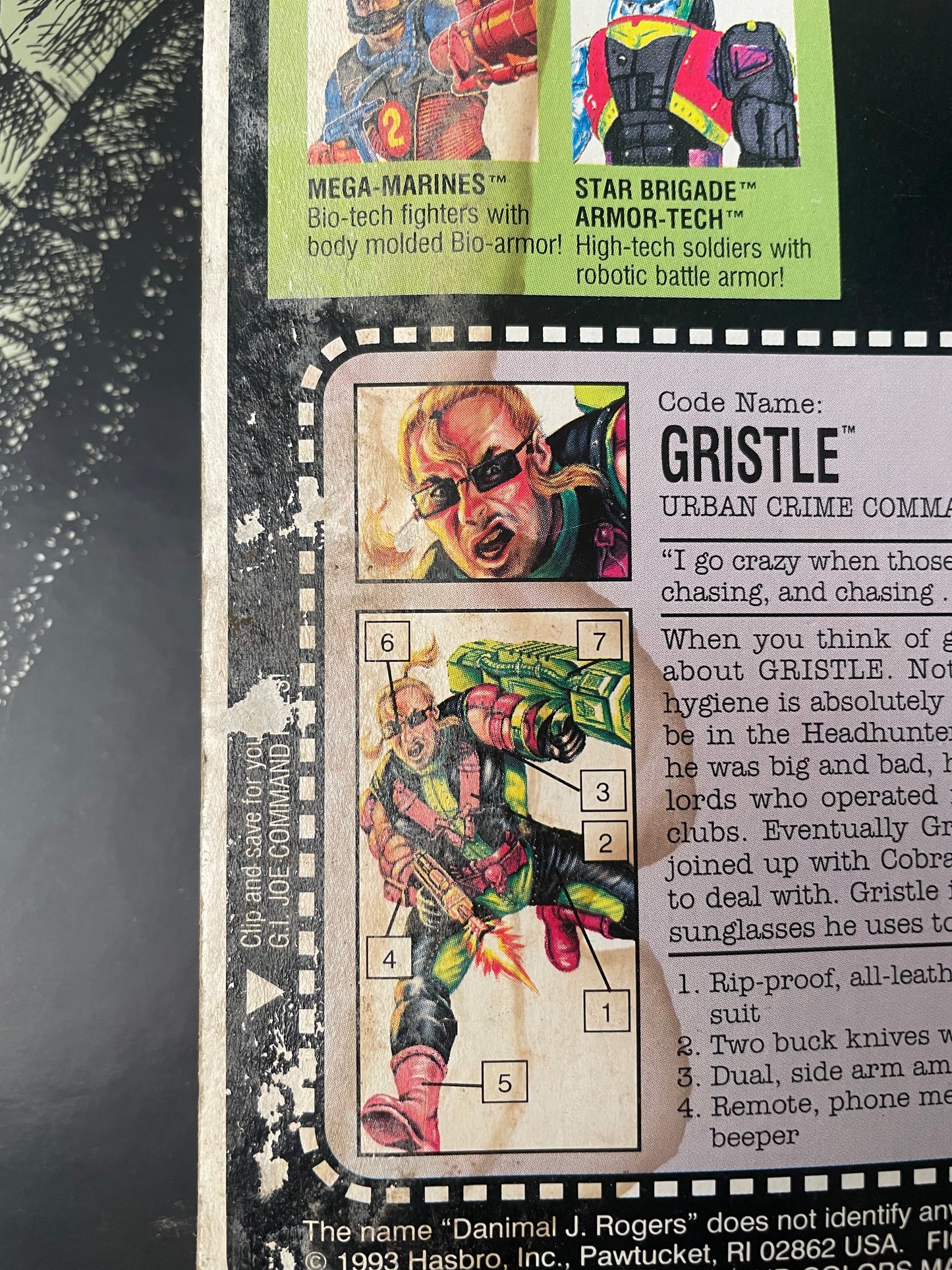 Gristle GI Joe Sealed